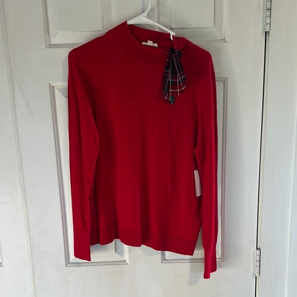 NWT Riley & Rae Size large red sweater - Picture 1 of 5